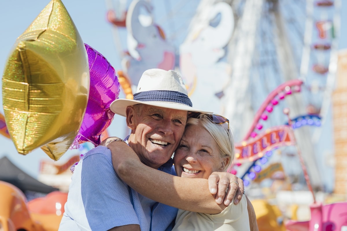 seniors enjoy the carnival