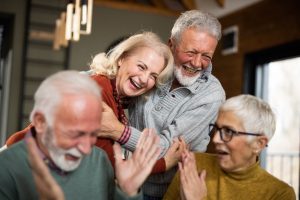 seniors enjoy each others company
